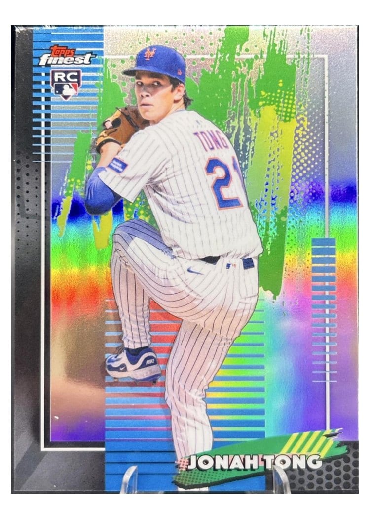 2026 Topps Finest Jonah Tong #72 card