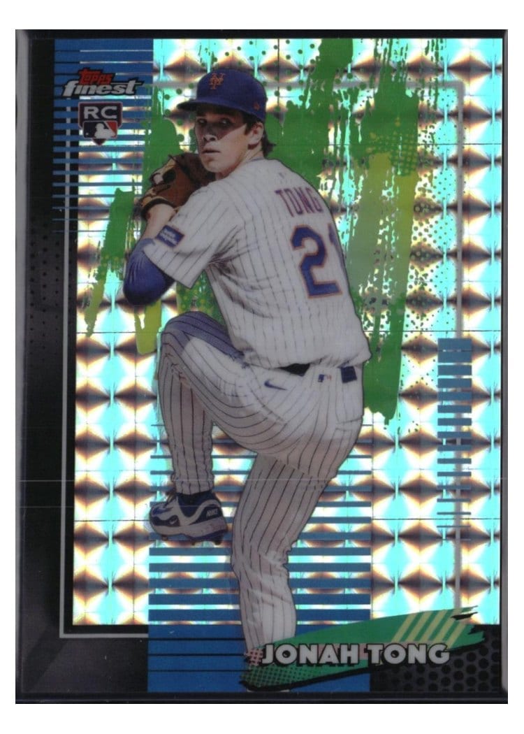 2026 Topps Finest Jonah Tong #72 card
