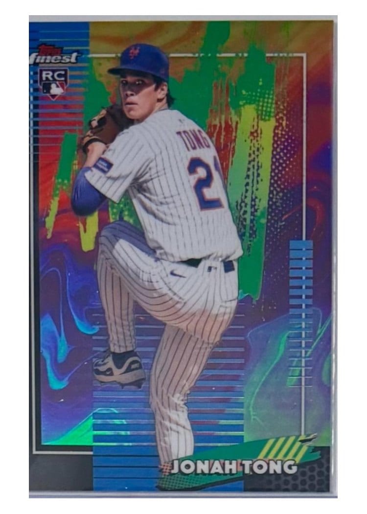2026 Topps Finest Jonah Tong #72 card