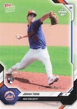 2026 Topps Now Road to Opening Day Base Set Jonah Tong #OD-180