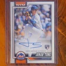 2026 Topps Real One Autographs Jonah Tong #4 card
