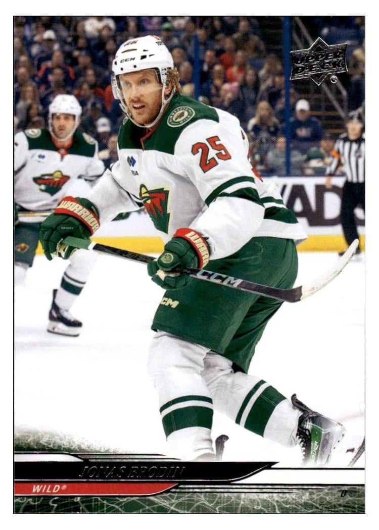 2024-25 Upper Deck Base Set Jonas Brodin #569 card