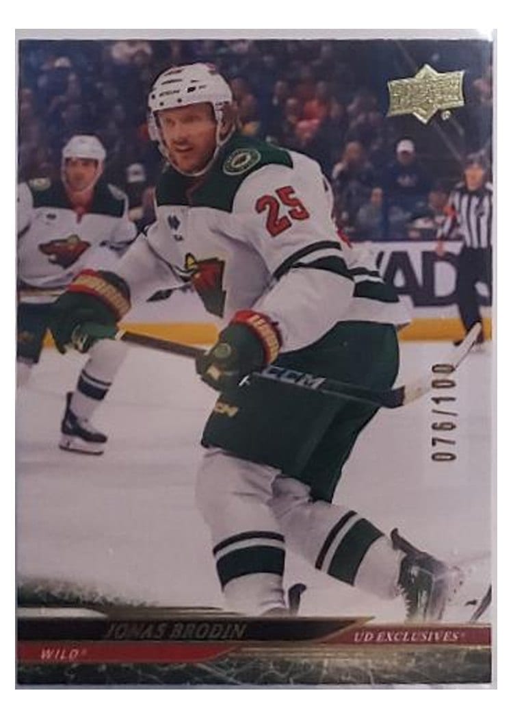 2024-25 Upper Deck Base Set Jonas Brodin #569 card