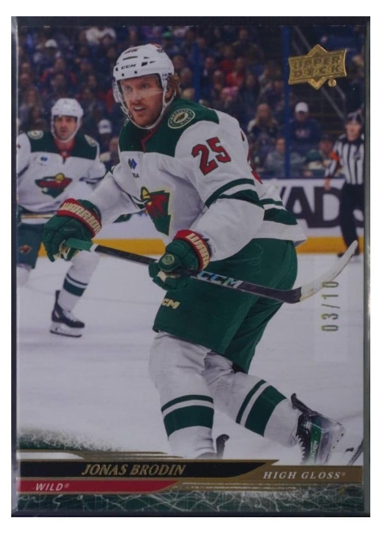 2024-25 Upper Deck Base Set Jonas Brodin #569 card