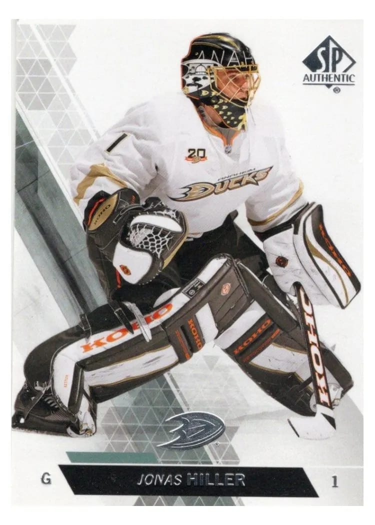 2013 SP Authentic Jonas Hiller #1 card
