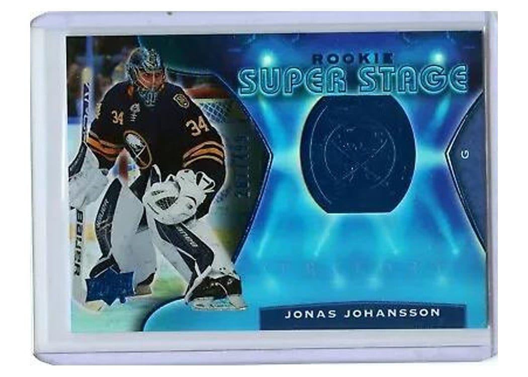 2020-21 Upper Deck Trilogy Rookie Super Stage Jonas Johansson #RSS-11 card