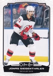 2022-23 O-Pee-Chee Base Set Jonas Siegenthaler #452 card