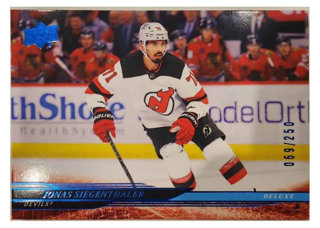 2024-25 Upper Deck Base Set Jonas Siegenthaler #350 card