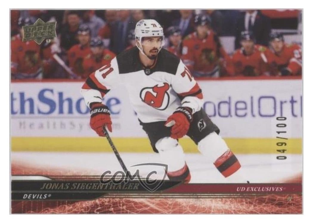 2024-25 Upper Deck Base Set Jonas Siegenthaler #350 card