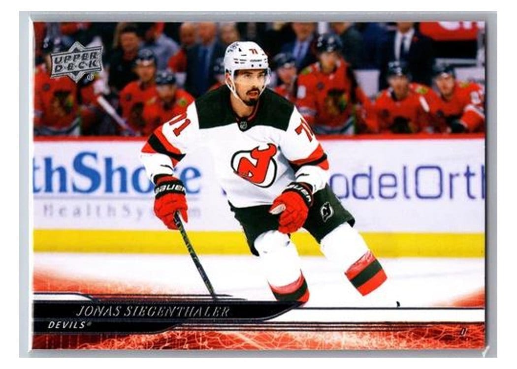 2024-25 Upper Deck Base Set Jonas Siegenthaler #350 card