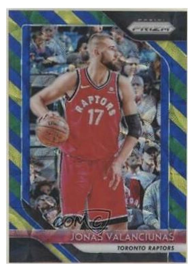 2018-19 Panini Prizm Base Set Jonas Valanciunas #93 card