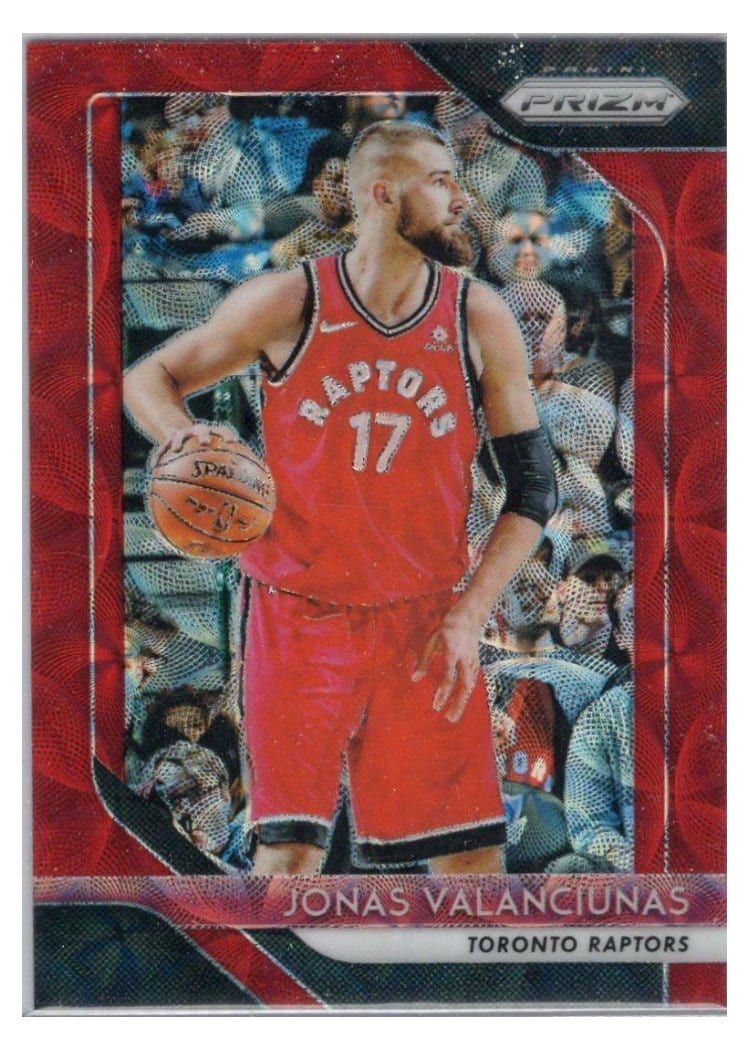 2018-19 Panini Prizm Base Set Jonas Valanciunas #93 card