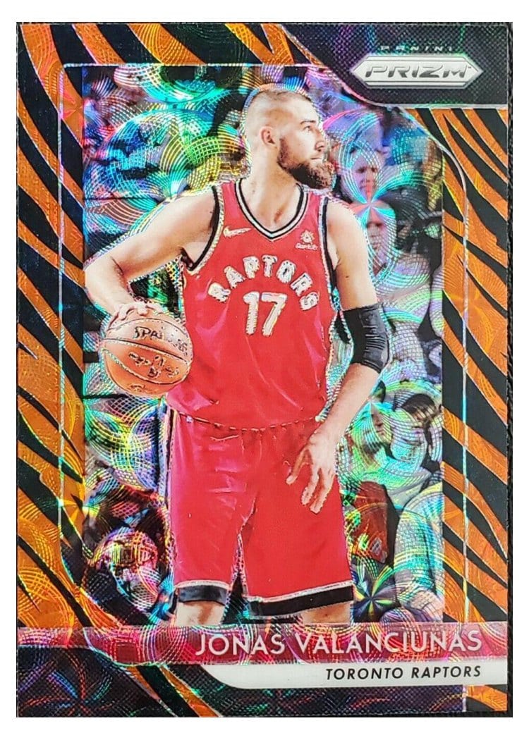 2018-19 Panini Prizm Base Set Jonas Valanciunas #93 card