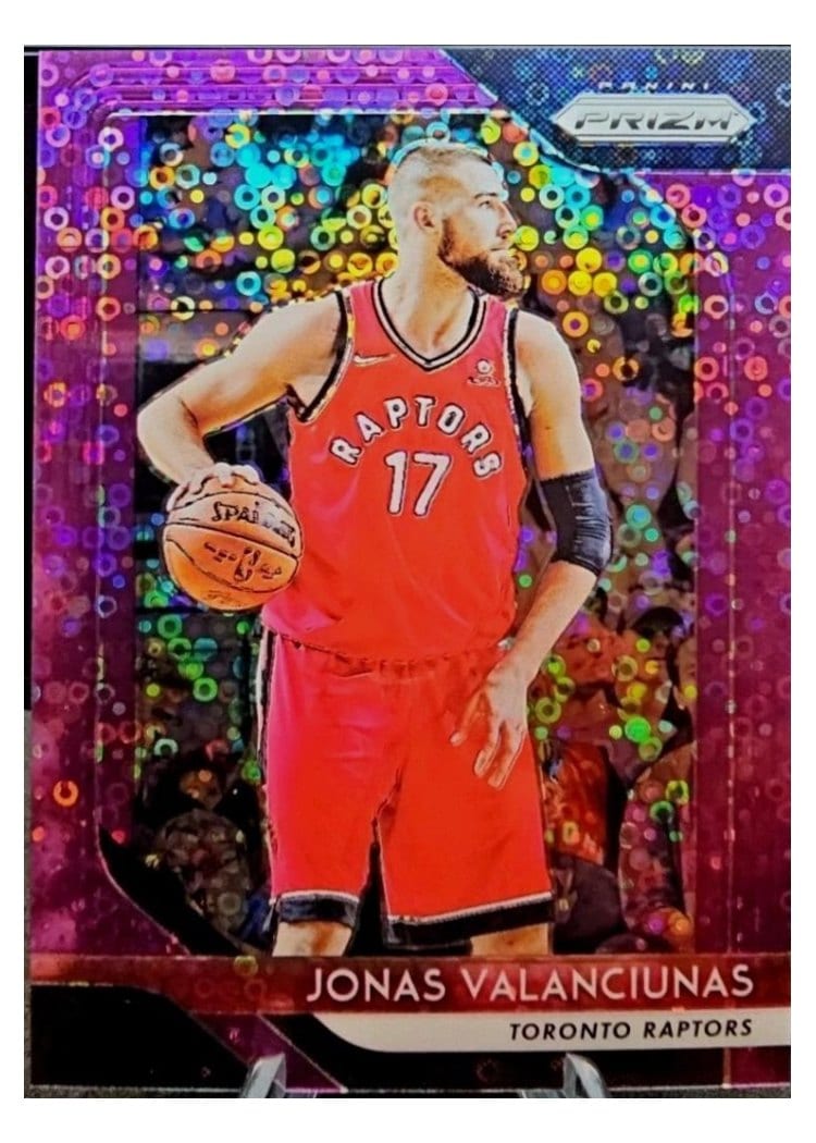 2018-19 Panini Prizm Base Set Jonas Valanciunas #93 card