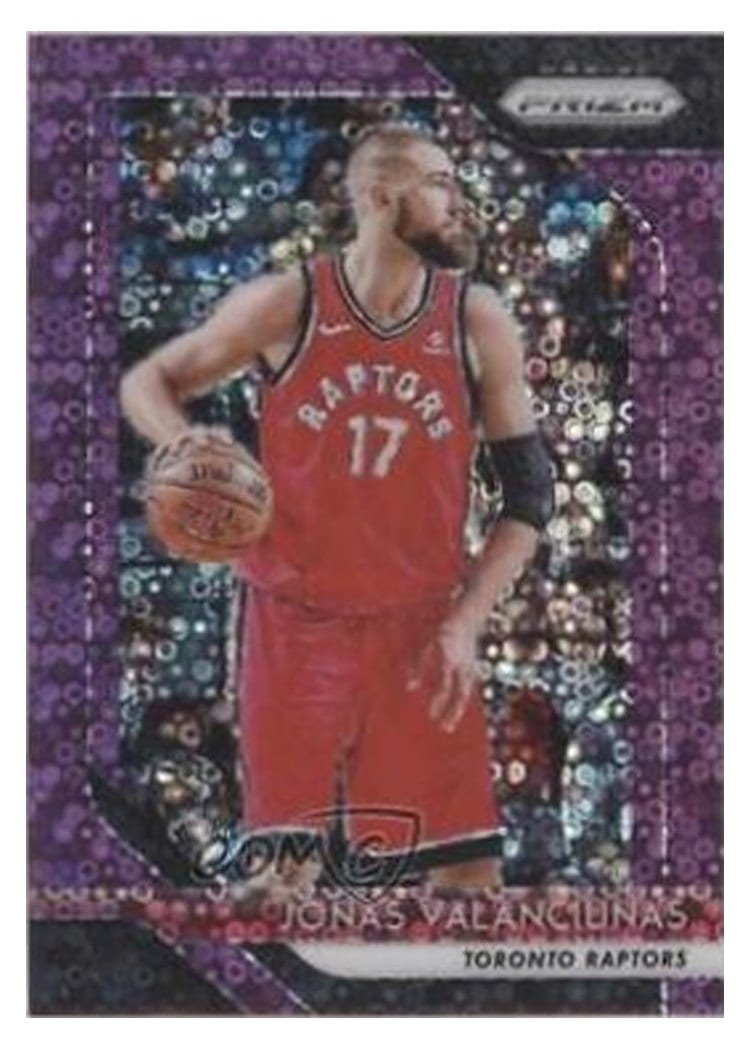 2018-19 Panini Prizm Base Set Jonas Valanciunas #93 card