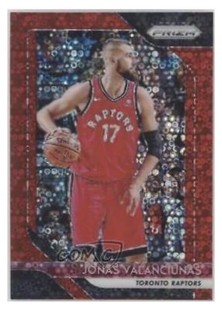 2018-19 Panini Prizm Base Set Jonas Valanciunas #93 card