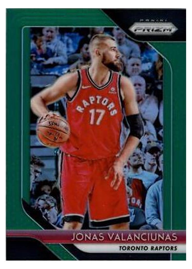 2018-19 Panini Prizm Base Set Jonas Valanciunas #93 card