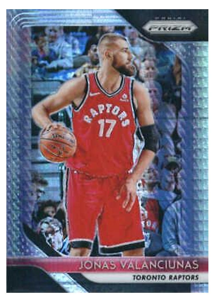 2018-19 Panini Prizm Base Set Jonas Valanciunas #93 card