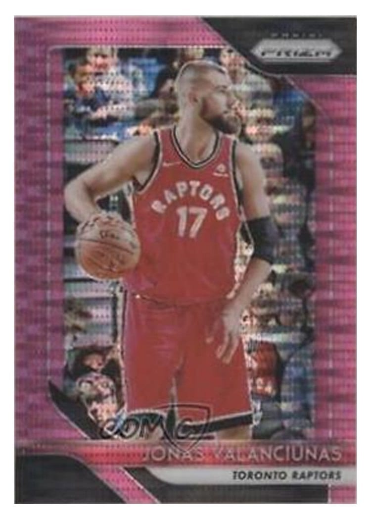 2018-19 Panini Prizm Base Set Jonas Valanciunas #93 card