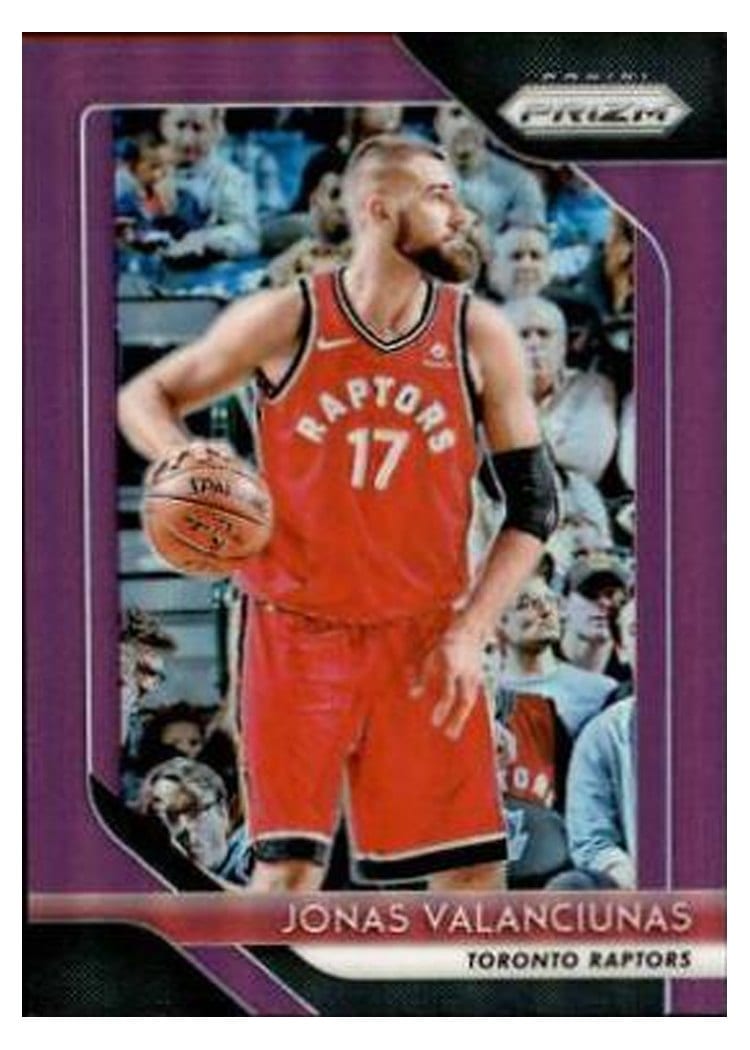 2018-19 Panini Prizm Base Set Jonas Valanciunas #93 card