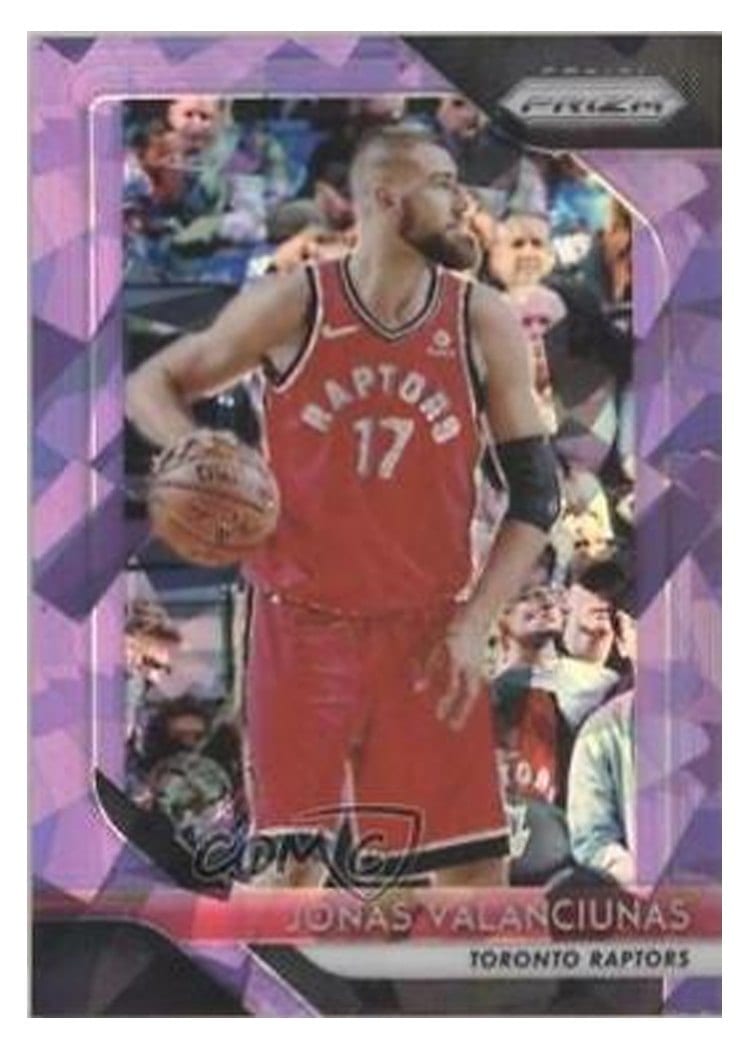 2018-19 Panini Prizm Base Set Jonas Valanciunas #93 card