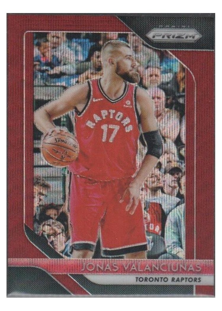 2018-19 Panini Prizm Base Set Jonas Valanciunas #93 card