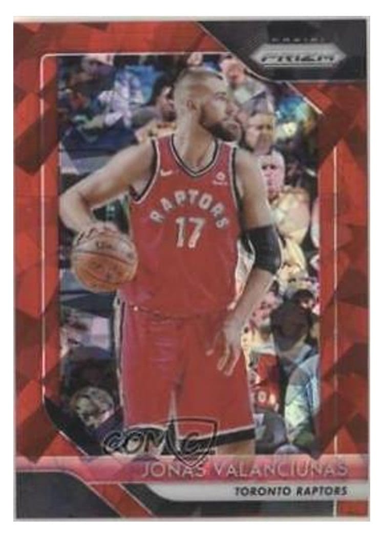 2018-19 Panini Prizm Base Set Jonas Valanciunas #93 card