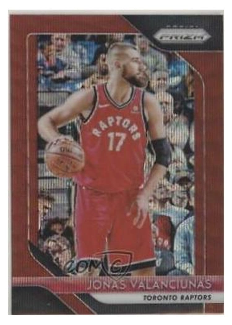 2018-19 Panini Prizm Base Set Jonas Valanciunas #93 card
