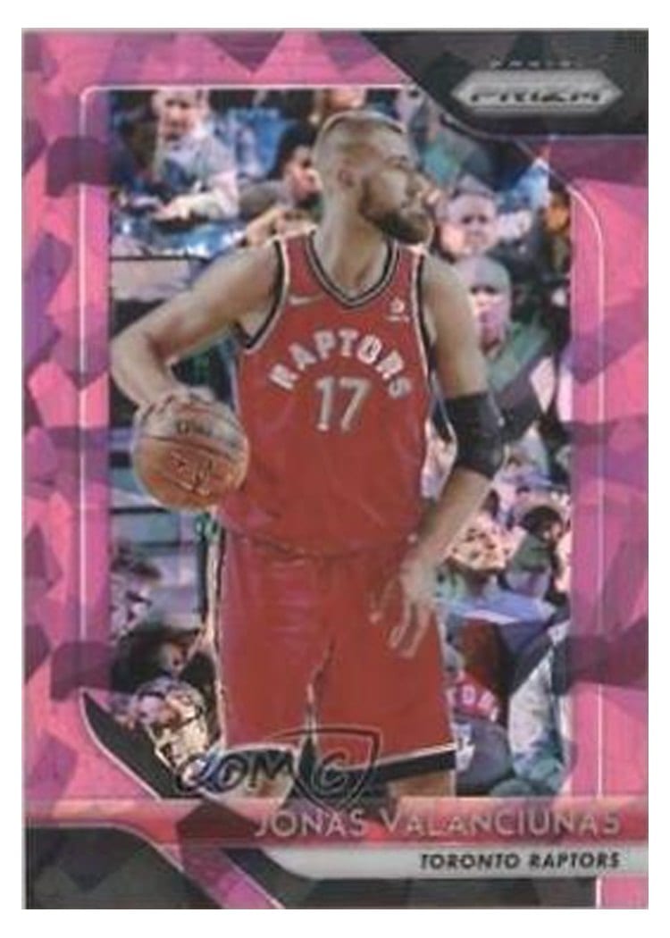 2018-19 Panini Prizm Base Set Jonas Valanciunas #93 card
