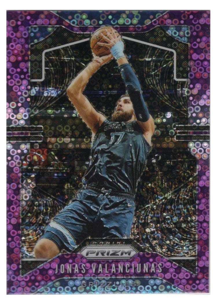 2019-20 Panini Prizm Base Set Jonas Valanciunas #229 card
