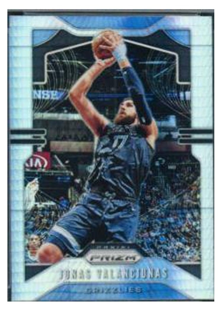 2019-20 Panini Prizm Base Set Jonas Valanciunas Hyper Prizm #229 card