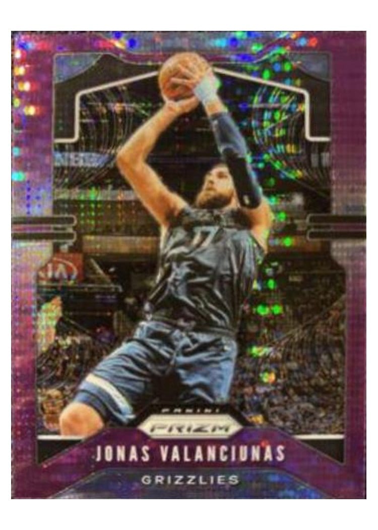2019-20 Panini Prizm Base Set Jonas Valanciunas #229 card