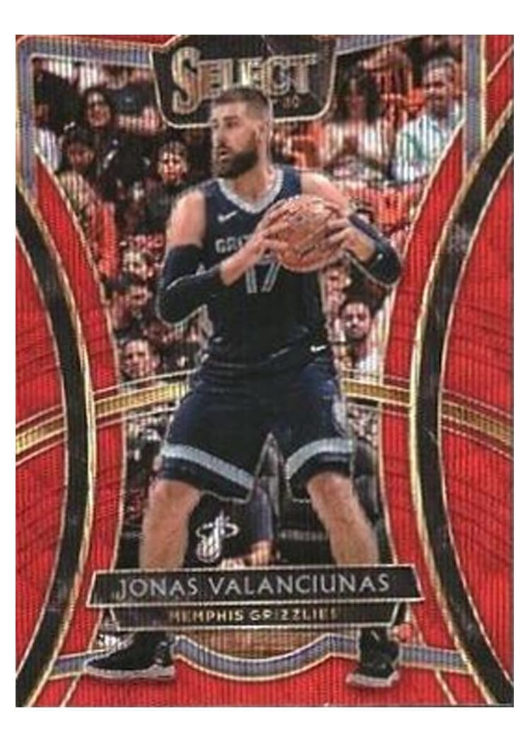 2019-20 Panini Select Base Set Jonas Valanciunas #131 card