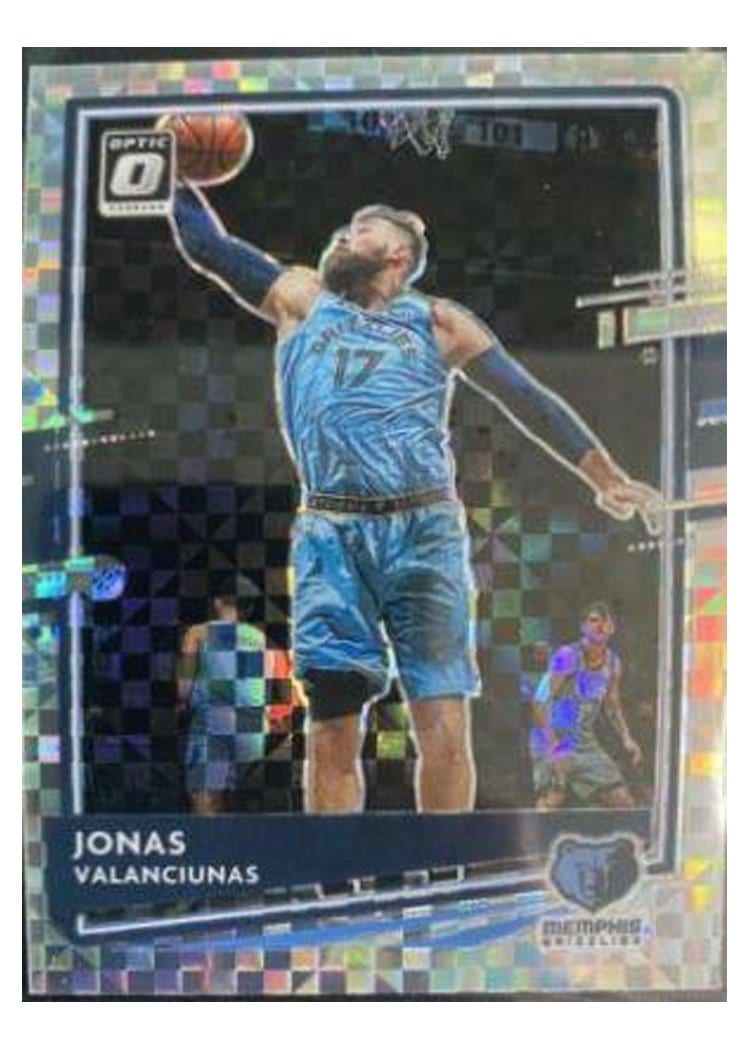 2020-21 Donruss Optic Base Set Jonas Valanciunas #128 card