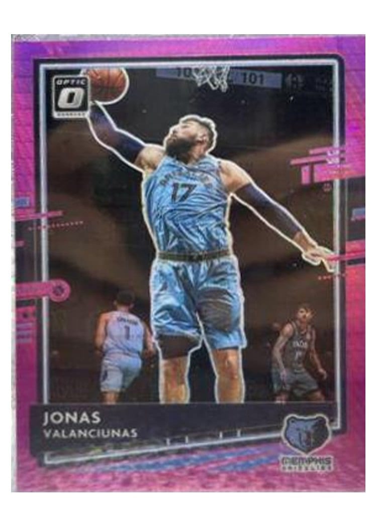2020-21 Donruss Optic Base Set Jonas Valanciunas #128 card