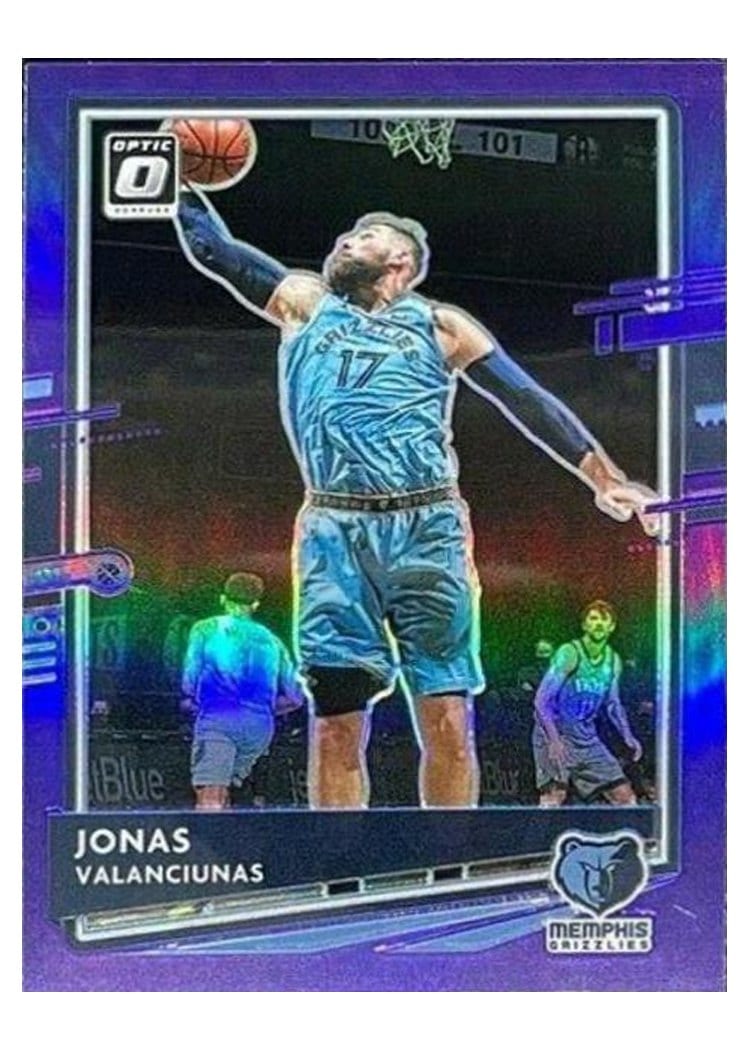 2020-21 Donruss Optic Base Set Jonas Valanciunas #128 card