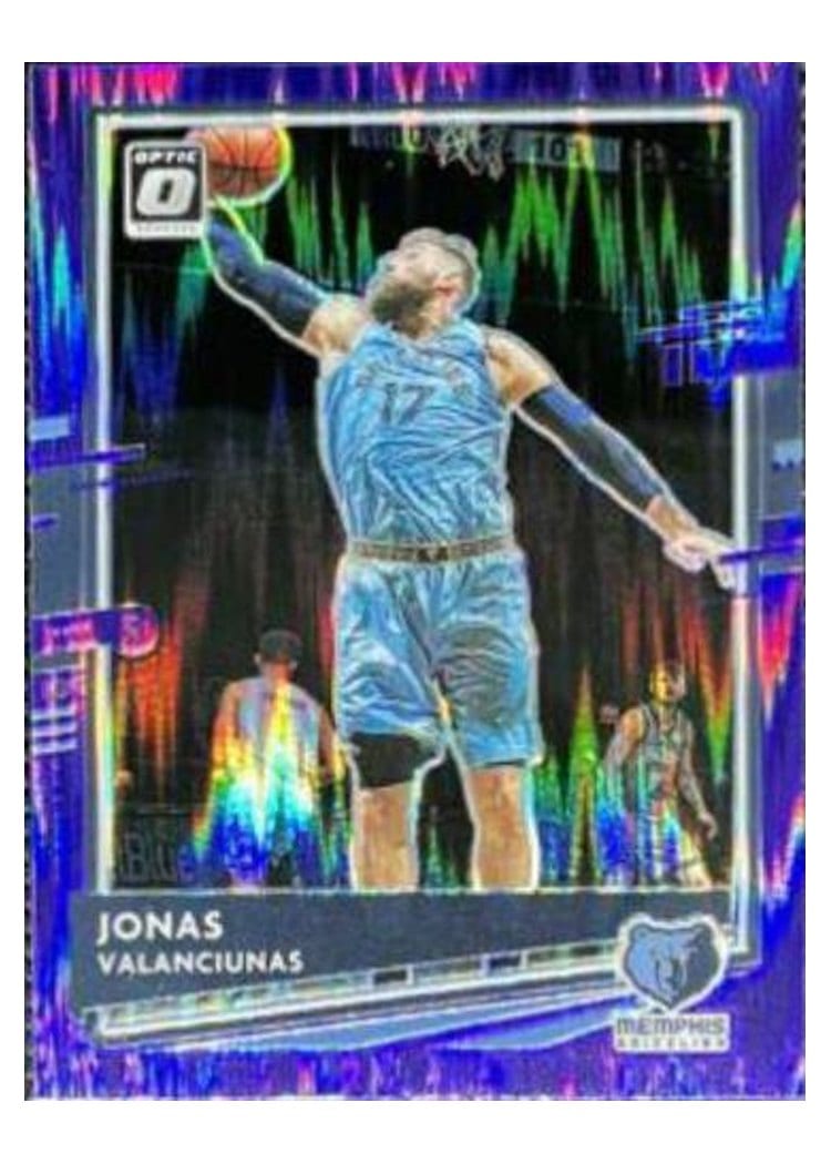 2020-21 Donruss Optic Base Set Jonas Valanciunas #128 card