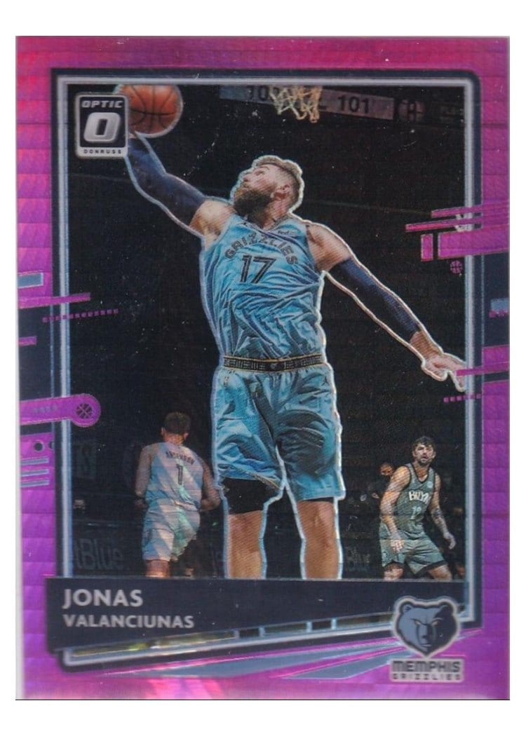 2020-21 Donruss Optic Base Set Jonas Valanciunas #128 card