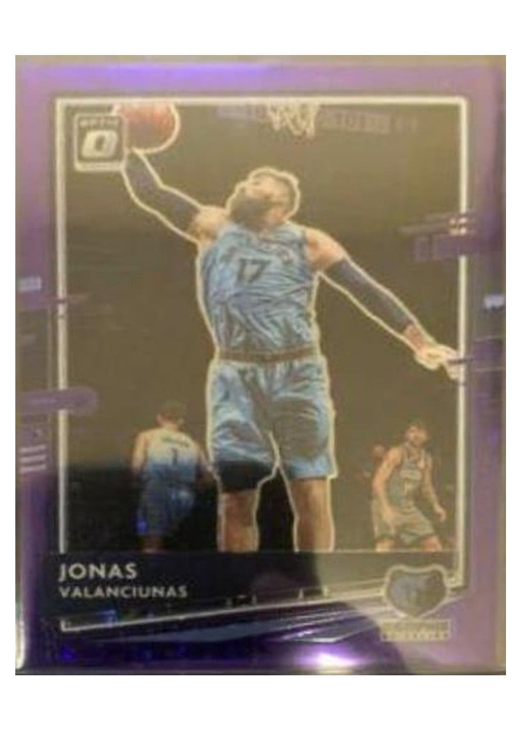 2020-21 Donruss Optic Base Set Jonas Valanciunas #128 card