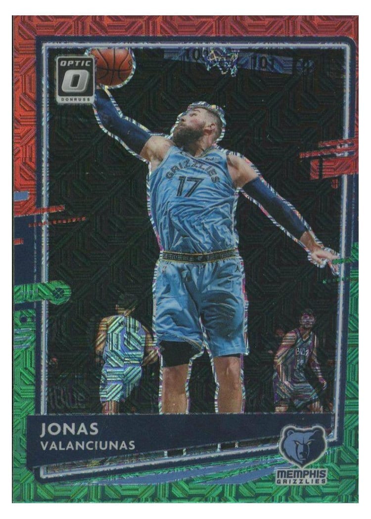 2020-21 Donruss Optic Base Set Jonas Valanciunas #128 card