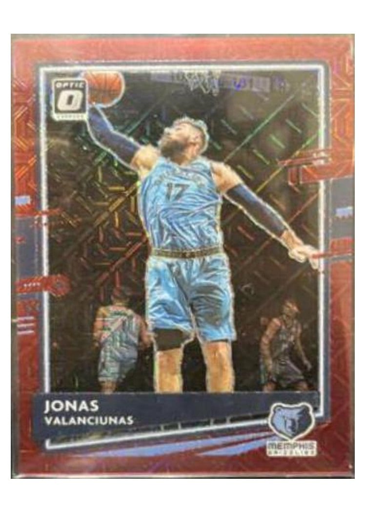 2020-21 Donruss Optic Base Set Jonas Valanciunas #128 card