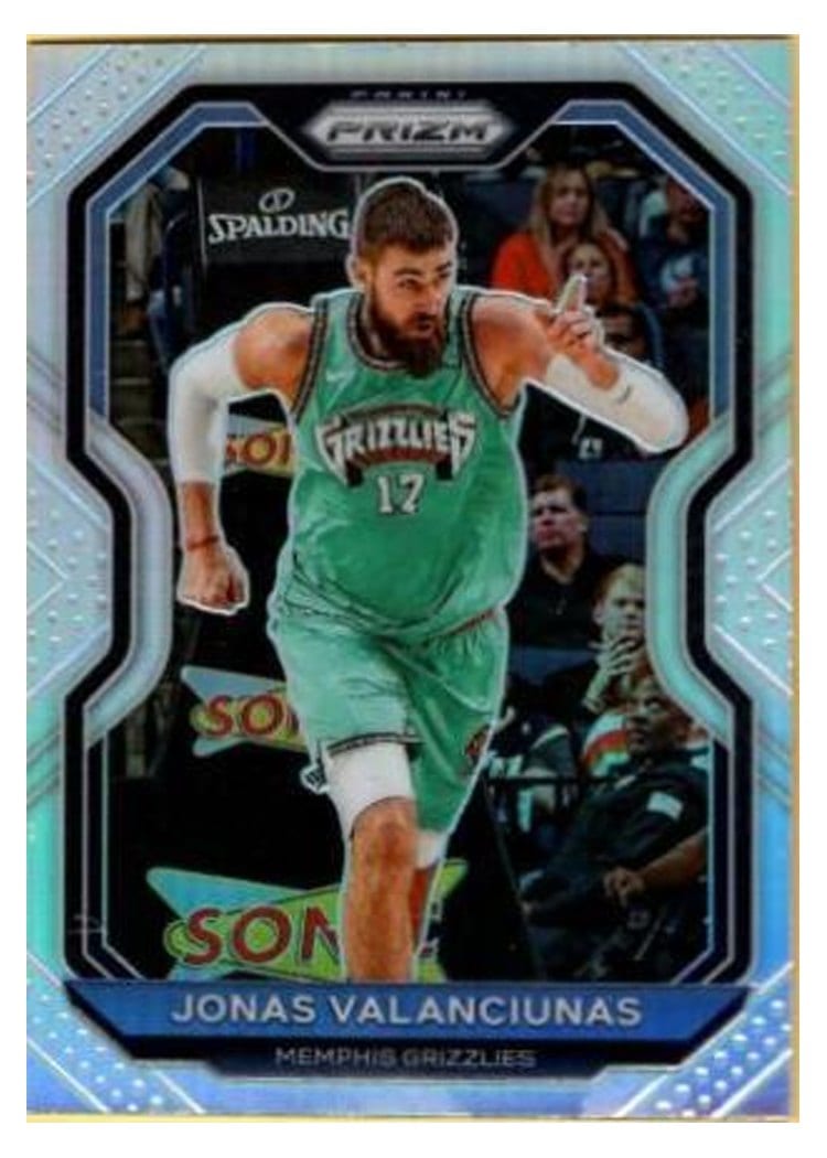 2020-21 Panini Prizm Base Set Jonas Valanciunas #188 card