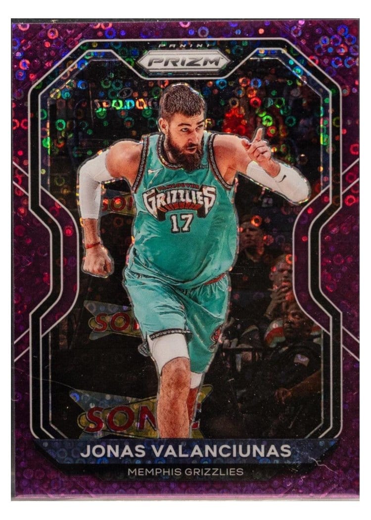 2020-21 Panini Prizm Base Set Jonas Valanciunas #188 card