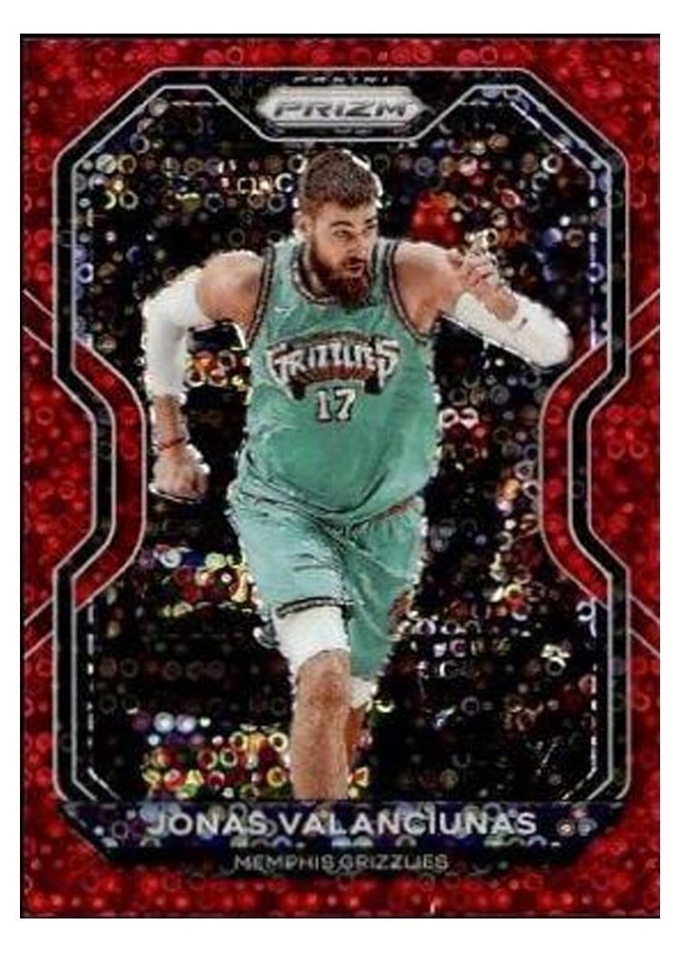 2020-21 Panini Prizm Base Set Jonas Valanciunas #188 card