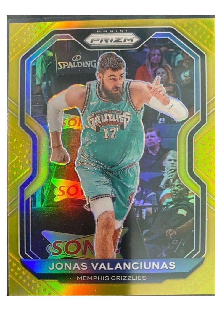 2020-21 Panini Prizm Base Set Jonas Valanciunas #188 card