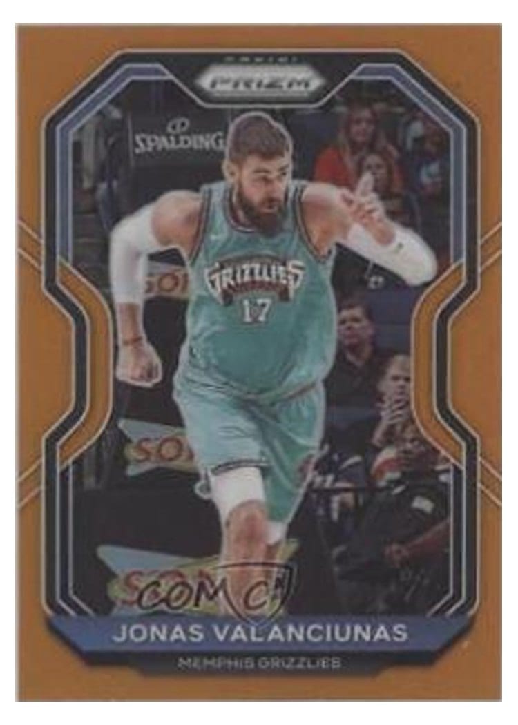 2020-21 Panini Prizm Base Set Jonas Valanciunas #188 card