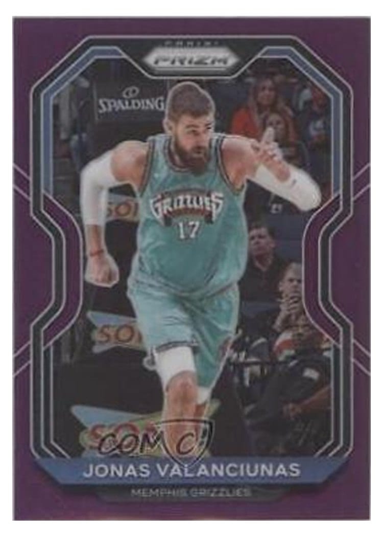 2020-21 Panini Prizm Base Set Jonas Valanciunas #188 card