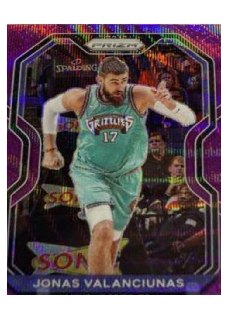2020-21 Panini Prizm Base Set Jonas Valanciunas #188 card