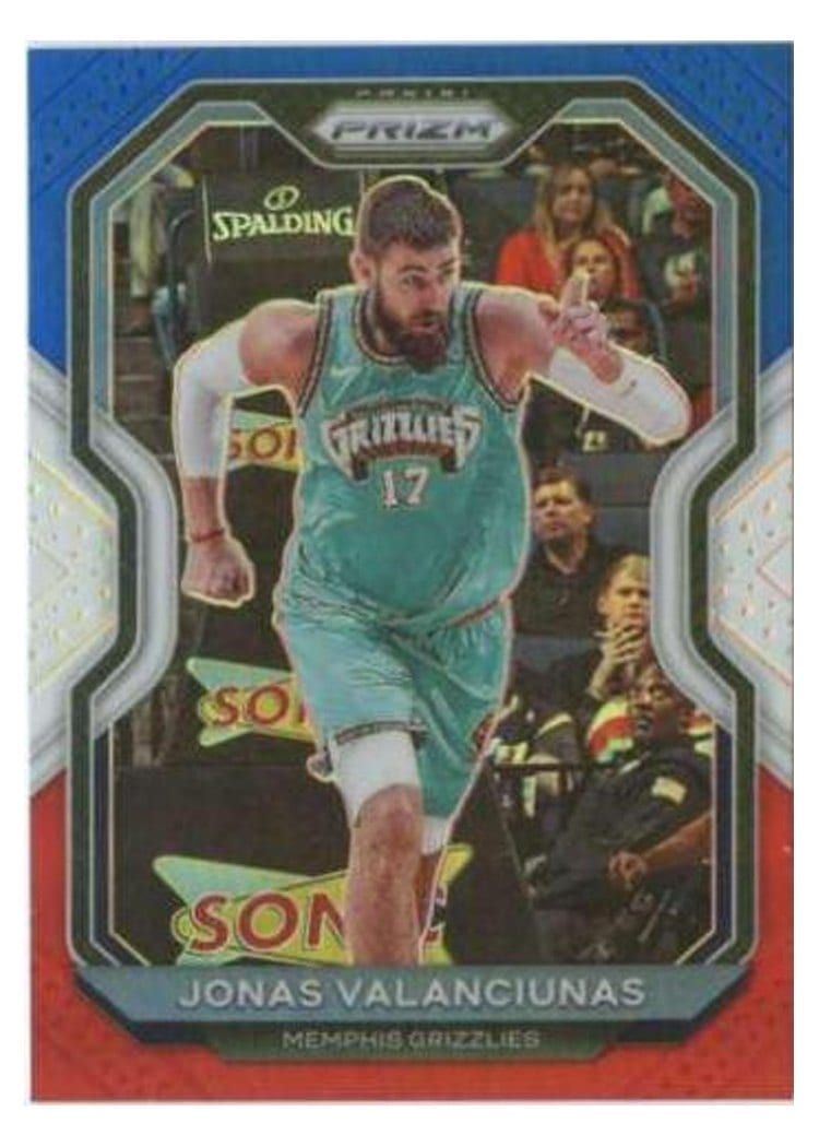 2020-21 Panini Prizm Base Set Jonas Valanciunas #188 card
