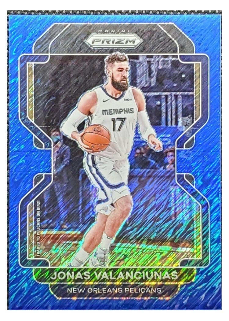 2021-22 Panini Prizm Base Set Jonas Valanciunas #62 card